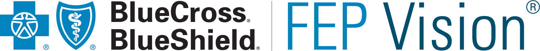 BCBS and FEP Vision logos